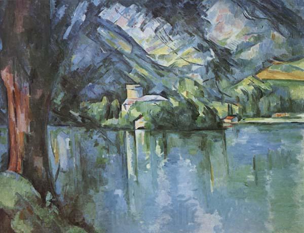 Paul Cezanne The Lac d'Annecy Norge oil painting art